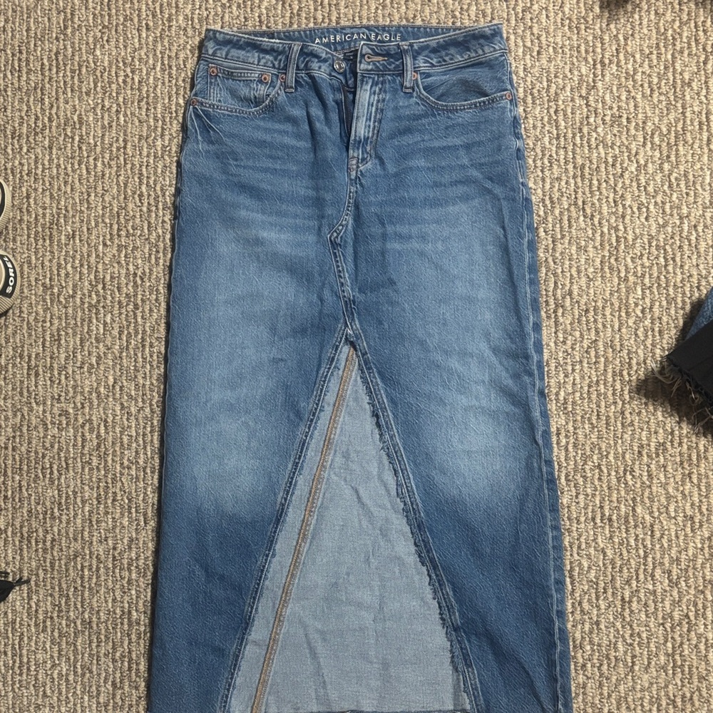 American Eagle Outfitters Blue Denim Skirt